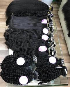 Cinta de cabello humano virgen Remy, extensiones de cabello humano sin procesar, cutícula alineada, 10a - Product Image 5