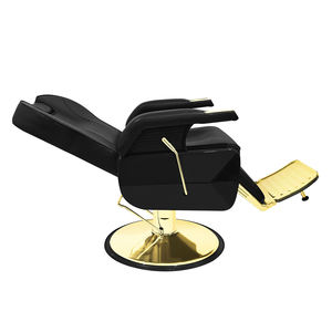 Sillón de Barbería Dorado para Hombre, Muebles y Equipos de Peluquería - Product Image 5