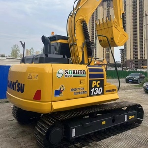 รถขุดตีนตะขาบ Komatsu PC130 มือสอง สภาพดี พร้อมระบบไฮดรอลิก - Product Image 1