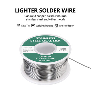 Nuevo Alambre de Soldadura Ligero de 0.8mm 50g/100g, Alambre Universal de Soldadura de Electrodos de Batería de Cobre-Hierro-Níquel, Acero Inoxidable para Electrónica - Product Image 2