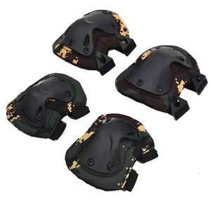 Almohadillas Protectoras de Alta Calidad HB407 para Cosplay, Color Negro Caqui, Camuflaje Digital ACU Jungle, para Codos y Rodillas, para Usuarios de Botas de Senderismo - Product Image 1