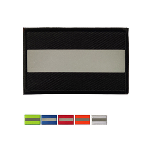 Parche Reflectante Multicolor para Ropa con Gancho y Bucle, 8*5cm - Product Image 1