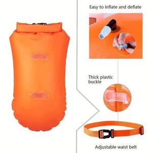 Bouée de sauvetage gonflable en PVC durable et étanche avec logo personnalisé, pour la natation en eau libre, cadeau promotionnel pour enfants - Product Image 2