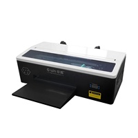 Impresora UV de rollo a rollo GW450 de 6 colores con cabezal de impresión XP600, impresora UV LED A3 mini de una sola pasada para logotipos flexibles