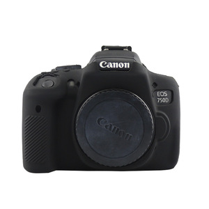 Funda protectora de piel de armadura de silicona, funda protectora para cámara DSLR para <span class=keywords><strong>Canon</strong></span> <span class=keywords><strong>EOS</strong></span> <span class=keywords><strong>750D</strong></span> Rebel T6i - Product Image 1