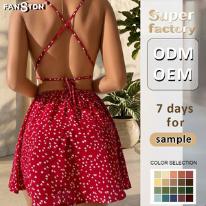 Nuevo Vestido Mini Sexy con Espalda Descubierta para Mujer 2026 - Camisola Ajustada sin Espalda, Vestido Bodycon de Verano Estilo 'Spicy Girl' a la Moda, Venta al por Mayor - Product Image 2
