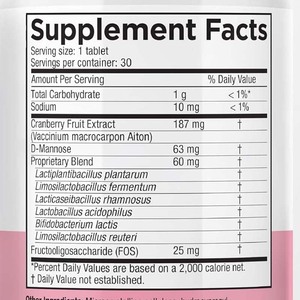 Tablet probiotik vagina mendukung bau vagina yang sehat membantu meningkatkan kesehatan wanita dan uretra kesehatan suplemen keseimbangan PH - Product Image 3