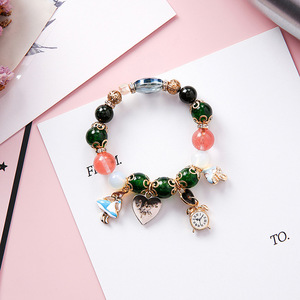 Pulseras de Cuentas Bohemias de Verano para Niñas, Pulsera de Cuentas Creativa con Letras de Corazón, Pulsera de Cuentas de Vidrio Coloridas Hechas a Mano - Product Image 4