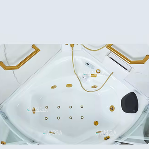 Cabina de ducha de vapor con bañera de hidromasaje Baño de hidromasaje con ducha Cuarto de ducha japonés sexy - Product Image 4