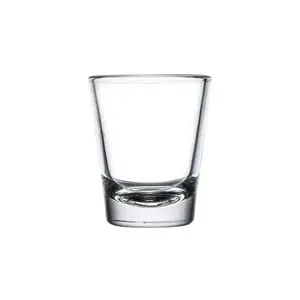 Funny shot glasses impressão personalizada logotipo sublimação espresso split shot glasses 1.5oz 2oz pequeno bullet shot glass