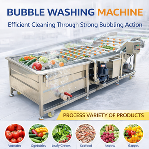 Laveuse automatique pour petits poissons et fruits de mer, équipement de lavage pour huîtres, algues, crevettes et concombres de mer - Product Image 1