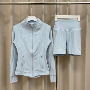 Fitness Yoga Wear Mat Aloe Yoga Set Women Jacket High Waist Define Jacket Sportswear Women Tracksuit for Women Yoga Legging Top