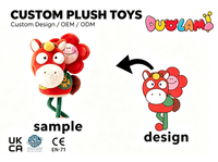Boneka Plush OEM Berkualitas Tinggi Bahan Plush Lembut untuk Permainan Anak Hadiah Promosi Bisnis Mainan Plush