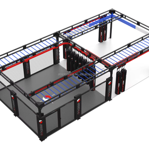 Cage Portable pour <span class=keywords><strong>MMA</strong></span> et Boxe avec Anneau de Levage, Équipement pour Entraînement et Compétition - Product Image 1