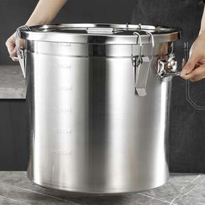 Contenedor de Alimentos de Acero Inoxidable de Gran Capacidad, Sellado, para Transporte y Almacenamiento en la Cocina, Directo de Fábrica - Product Image 2