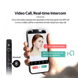 TUYA WiFi รุ่นอลูมิเนียมอัลลอยด์ ระบบจดจำใบหน้าอัจฉริยะ 3 มิติ  รองรับวิดีโออินเตอร์คอม - Product Image 5