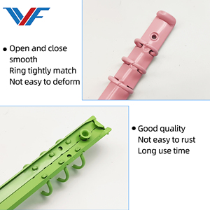 Bán Buôn Văn Phòng Phẩm Phụ Kiện Chất Kết Dính 6 Vòng <span class=keywords><strong>Clip</strong></span> A5 Chất Kết Dính Cơ Chế Kim Loại Vòng Chất Kết Dính <span class=keywords><strong>Clip</strong></span> Mở Vòng <span class=keywords><strong>Clip</strong></span> - Product Image 2