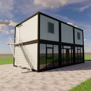 Maison mobile moderne préfabriquée, hôtel portable, transport de marchandises, dortoir temporaire préfabriqué, toilettes, conteneur durable, mini-maison - Product Image 5