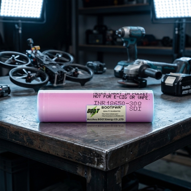 100% Real Capacity 3000mAh INR18650 30Q Li Ion Battery High Discharge 10C 3000mAh 18650 Lithium Battery for INR18650 30Q