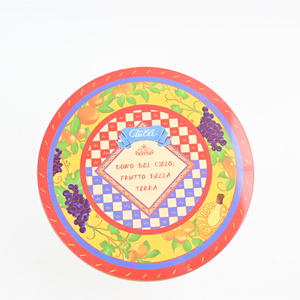 Boîte en métal ronde pour cadeaux avec impression rétro européenne, boîte en étain de qualité alimentaire pour biscuits, bonbons, emballage cadeau, couleur, motif et logo personnalisés - Product Image 6