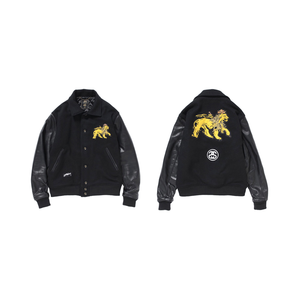 Veste universitaire formelle unisexe de haute qualité, personnalisable avec col montant et logo frontal - Couleur et logo personnalisables - Product Image 1