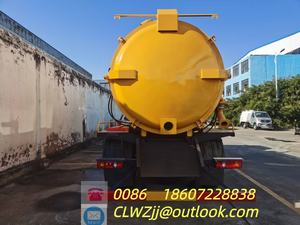 Camión de Drenaje de Tanques Sépticos Dongfeng Tianjin, Manual, Diésel, 15 Metros Cúbicos, 4X2, Euro 6, Succión al Vacío, 150-250HP - Product Image 2