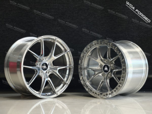 ล้อฟอร์จแบบกำหนดเอง ขอบโครเมียมขัดเงา น้ำหนักเบา สำหรับรถแข่ง BMW M3 M4 F90 Mustang GTR AMG Corvette Supra VS5RS - Product Image 3