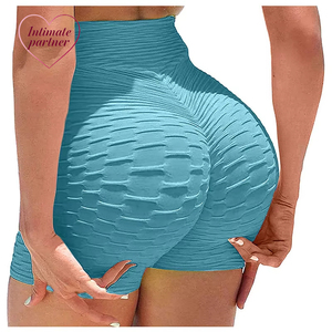 Shorts de yoga sans couture pour femmes, style européen et américain, jacquard bulle, pour le sport et la course à pied - Product Image 5