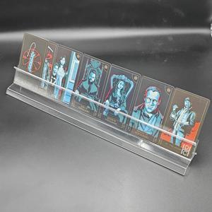 Ensemble de support de porte-cartes à jouer en acrylique transparent de 380mm pour afficher des cartes à collectionner de jeux <span class=keywords><strong>Trump</strong></span> ou d'autres jeux de société - Product Image 1