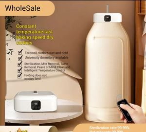 Séchoir à linge électrique pliable 600W avec boîtier en plastique, séchoir compact automatique pour la maison avec affichage numérique - Product Image 2