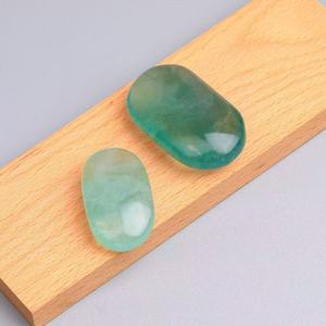 Piedra de la Palma de la Mano de Fluorita Verde Pulida al por Mayor, Piedra de la Preocupación, Cristal Curativo, Adorno Espiritual de Feng Shui, Decoración del Hogar - Product Image 5