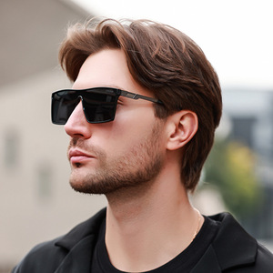 <b>Sunglasses</b> <b>Square</b> Full Rim UV400 Men Fashion Sun Protection 1604 - Product Image 3