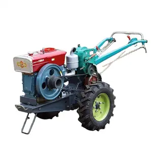 Two wheel drive hand held russian mini tractor 12hp