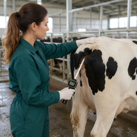 Détecteur d'ovulation pour bétail, moutons, porcs, chevaux et ânes, avec corps portable et lecture numérique automatique