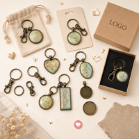 Llavero de Mapa de Aleación de Zinc con Logotipo Personalizado, Diseño Ligero e Impermeable, para Regalo de Aniversario de Bodas