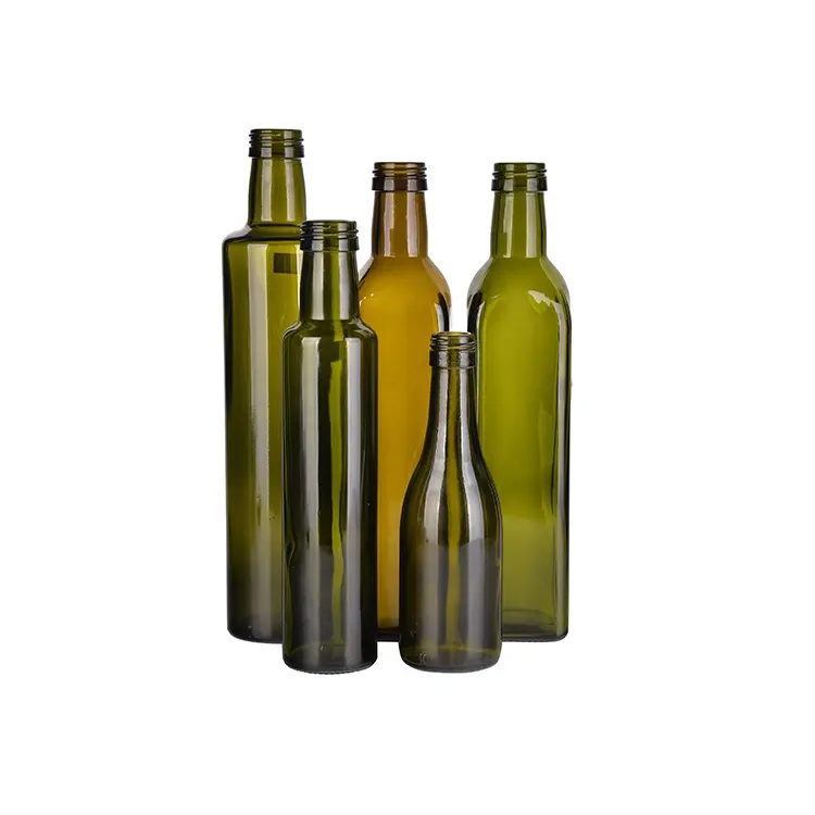 500ml Premium Olive Oil Glass Bottles Screen Printing Surface Handling Category Product