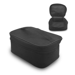 Sac de transport pour tensiomètre médical, étui de rangement portable antichoc en tissu Oxford noir, multifonctionnel pour instruments - Product Image 4