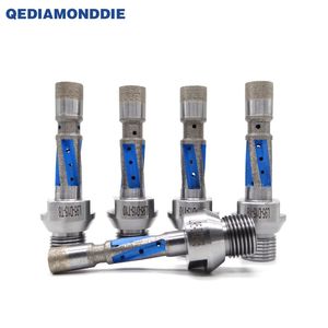 Kính chủ đề Shank kim cương lõi Mài Router bit ba trong một Kính kim cương bit phay Cutter cho gạch thủy tinh - Product Image 6