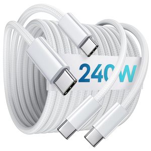 สายชาร์จเร็วแบบ PD USB-C to Type-C ของแท้ ขนาด 3.3 ฟุต 6.6 ฟุต สายไนลอนทนทาน 1 เมตร 2 เมตร ชาร์จเร็วสุดๆ - Product Image 1