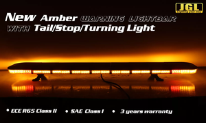 DC12V/24V LED ambulance d'urgence pompiers feux d'avertissement barre d'avertissement feux stroboscopiques avec frein d'arrêt clignotant - Product Image 5