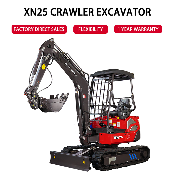 Rhinoceros XN25 2.5 Ton Mini Excavator - Efficient Digging