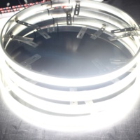 Haute intensité 2 rangées blanc pur roue lumière voiture tout-terrain roue jante accessoire Super lumineux roue LED lumière 17 "camion lumières LED
