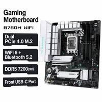 Carte mère B760M-AY W PRO WIFI LGA1700 DDR5 7200 OC WiFi 6 2.5G LAN Double PCIe 4.0 M.2 USB-C Micro ATX PC