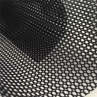 152GMS Noir Tricoté Maille Tissu 100% Polyester Léger Fil Teint Motif pour Sièges De Voiture Chaises Garçons et Filles