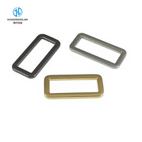 Sangle de sac de 1,2 pouce (32 mm) avec boucles coulissantes réglables en métal, anneaux carrés en O, boucles pour ceintures de vêtements DIY, anneaux carrés coulissants, pièces pour sacs