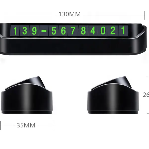 QY अस्थायी पार्किंग नंबर प्लेट में स्थानांतरित कार लाइसेंस प्लेट मोटर वाहन की आपूर्ति रचनात्मक चमक---डार्क कार डबल संख्या