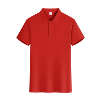 Chemise à col vintage unisexe, couleur unie, 190g, 100% polyester piqué, manches courtes élastiques pour 7710-6 #