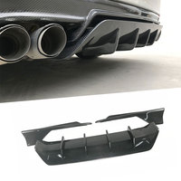 Diffuseur de pare-chocs arrière en fibre de carbone avec séparateur pour LEXUS IS300 IS350 IS F Sport berline 4 portes 2017 2018 +