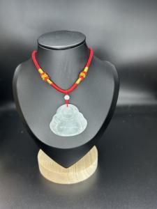 <span class=keywords><strong>Collier</strong></span> de déclaration de bijoux fins de luxe avec pendentif <span class=keywords><strong>bouddha</strong></span> en jade Pendentif de déclaration de luxe à la mode et breloques - Product Image 2