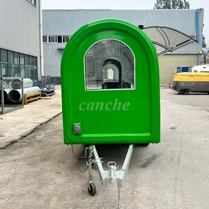 Camion de restauration mobile personnalisé de 4 m, kiosque de cuisine pour hamburgers et pizzas, remorque de camping - Product Image 4